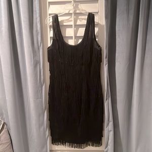 Authentic 80’s fringe prom dress.